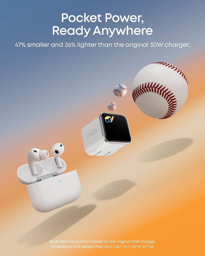 NanoCharge 45W Foldable Fast Charger