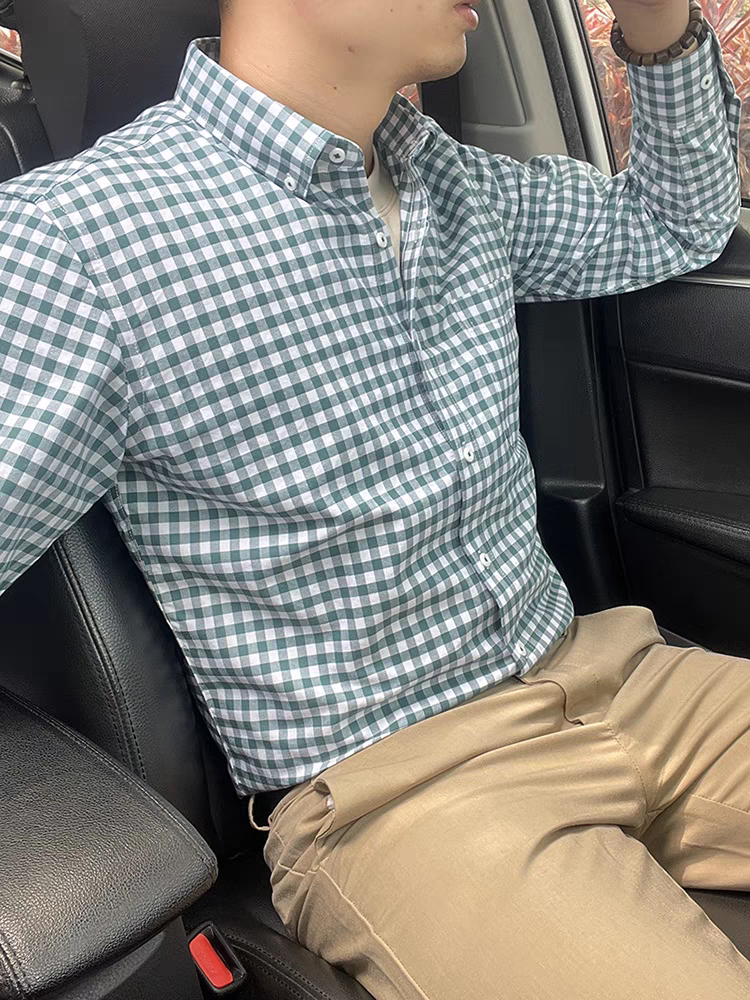 Jade Check Classic-Fit Shirt