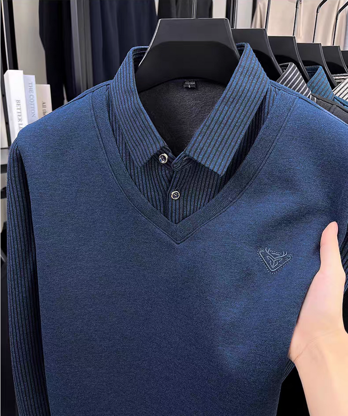 Obsidian Crest Knit Sweater