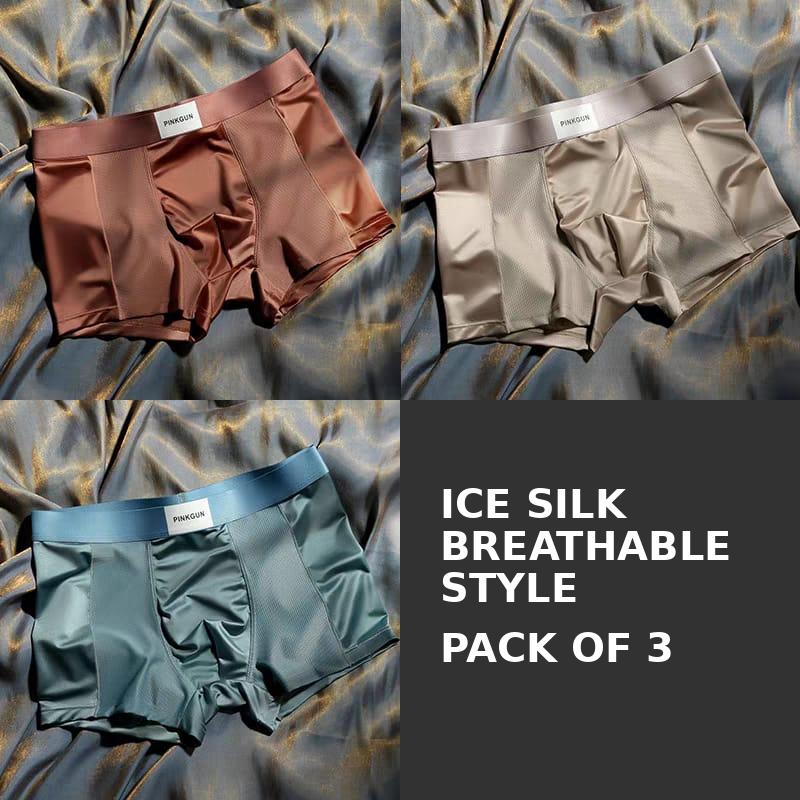 Glacier Silk Textured Boxer Briefs