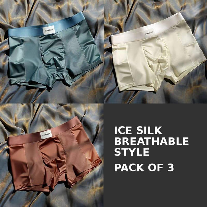 Glacier Silk Textured Boxer Briefs