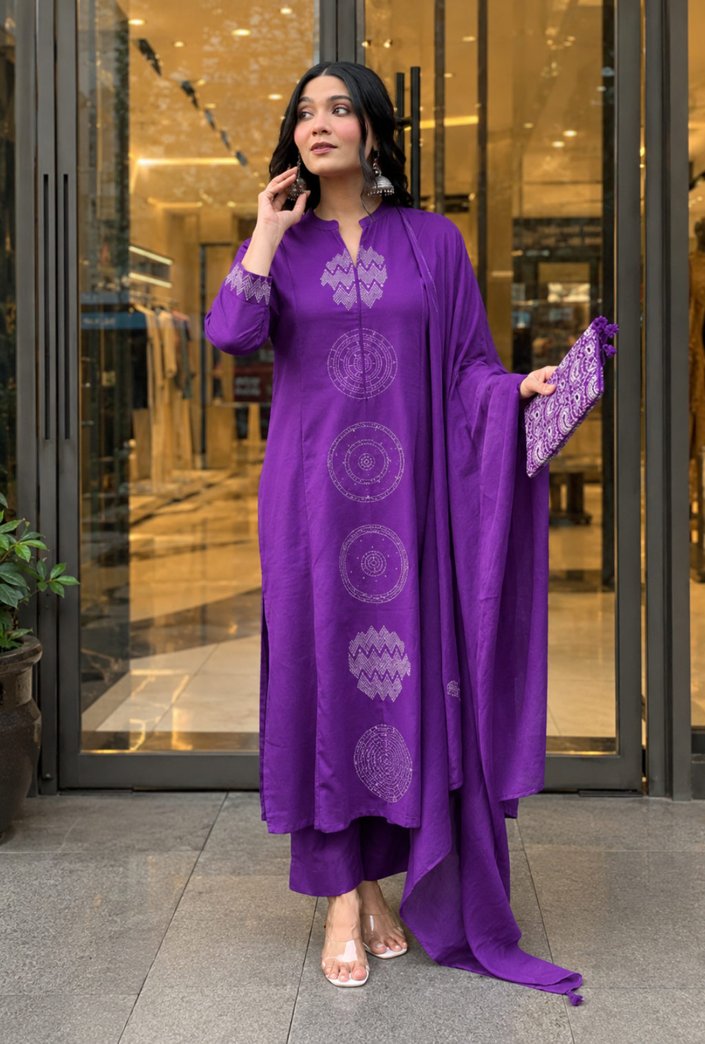 Women's Premium Printed Kurta Pant & Dupatta Set