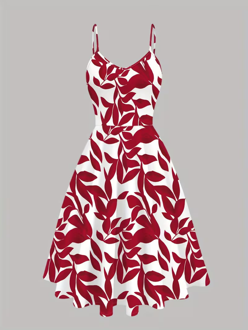 Midnight Bloom 2-Piece Midi Dress Set