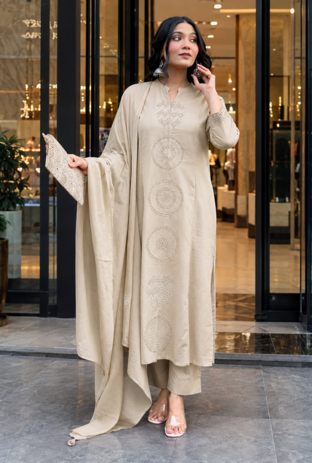 Women's Premium Printed Kurta Pant & Dupatta Set