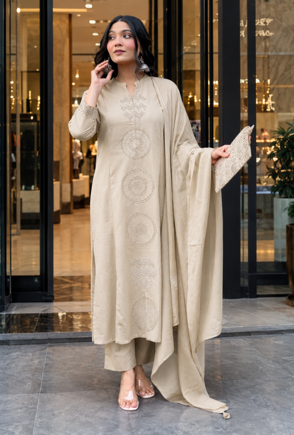 Women's Premium Printed Kurta Pant & Dupatta Set