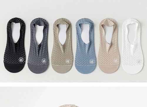 AeroGlide Ice Silk No-Show Socks (6 Pairs)