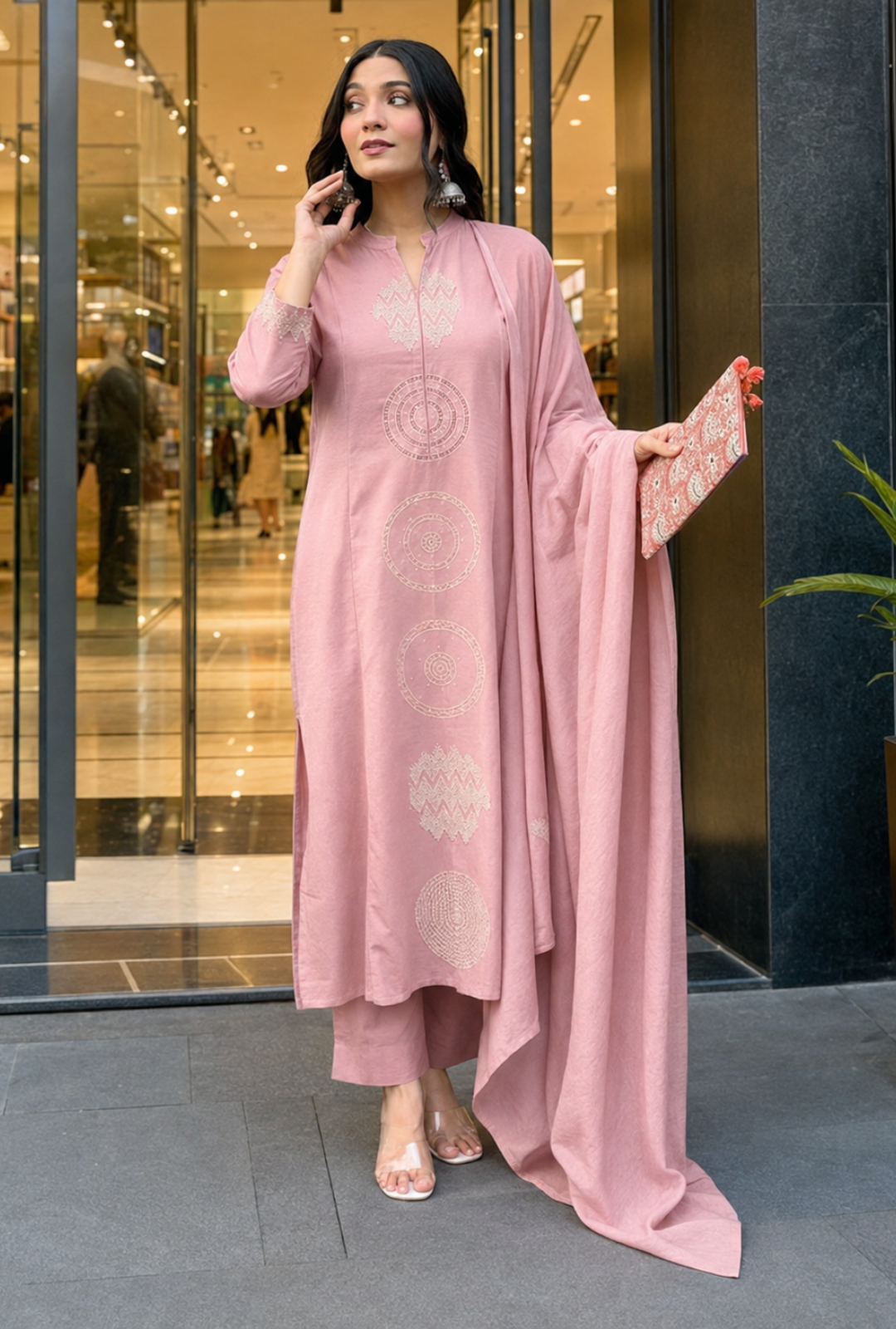 Women's Premium Printed Kurta Pant & Dupatta Set