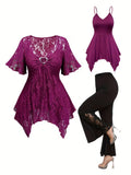 Women's Lace Tunic &amp; Pants Set