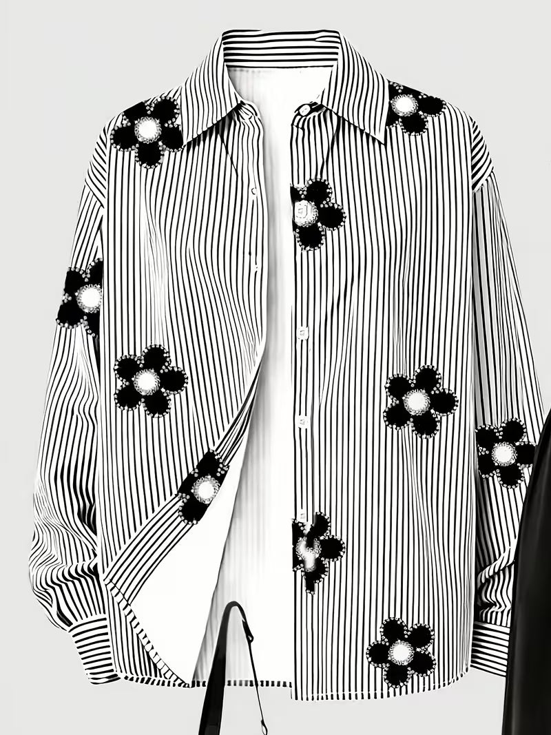 Urban Bloom Striped Layered Co-Ord Set