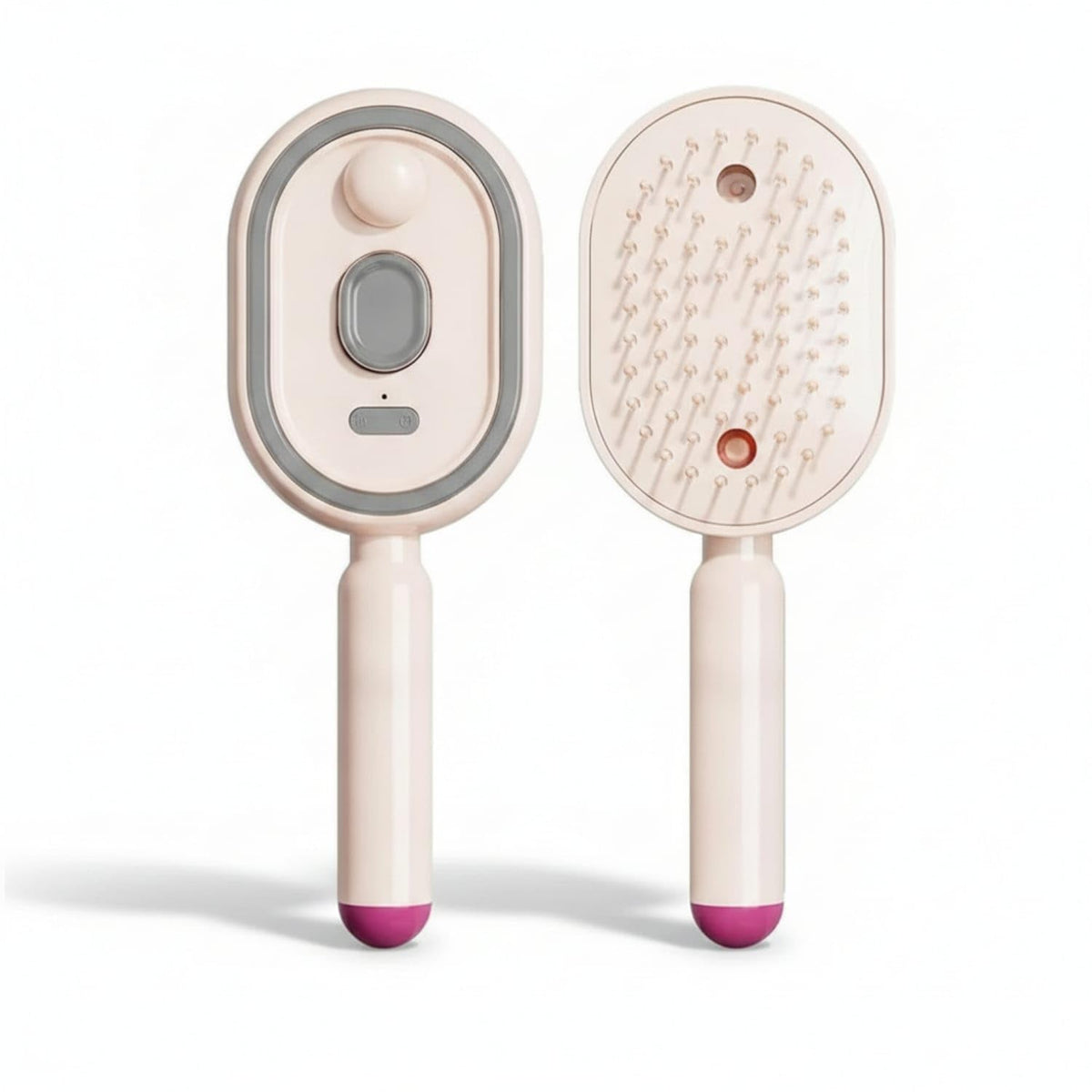 SteamGlow | 3-in-1 Electric Hair Straightener & Massage Brush