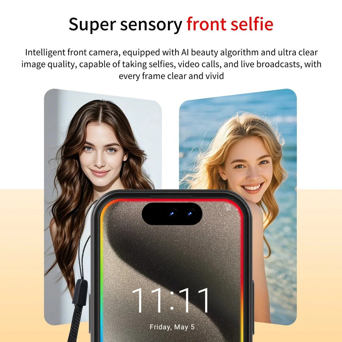 Mini smartphone side profile and ports