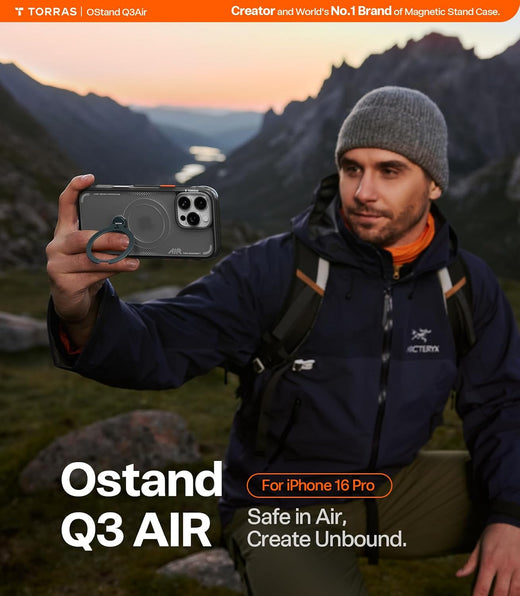 AirGuard 360° Magnetic Shockproof Case for iPhone 16 Pro
