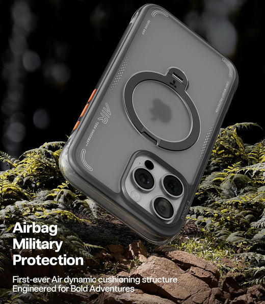 AirGuard 360° Magnetic Shockproof Case for iPhone 16 Pro