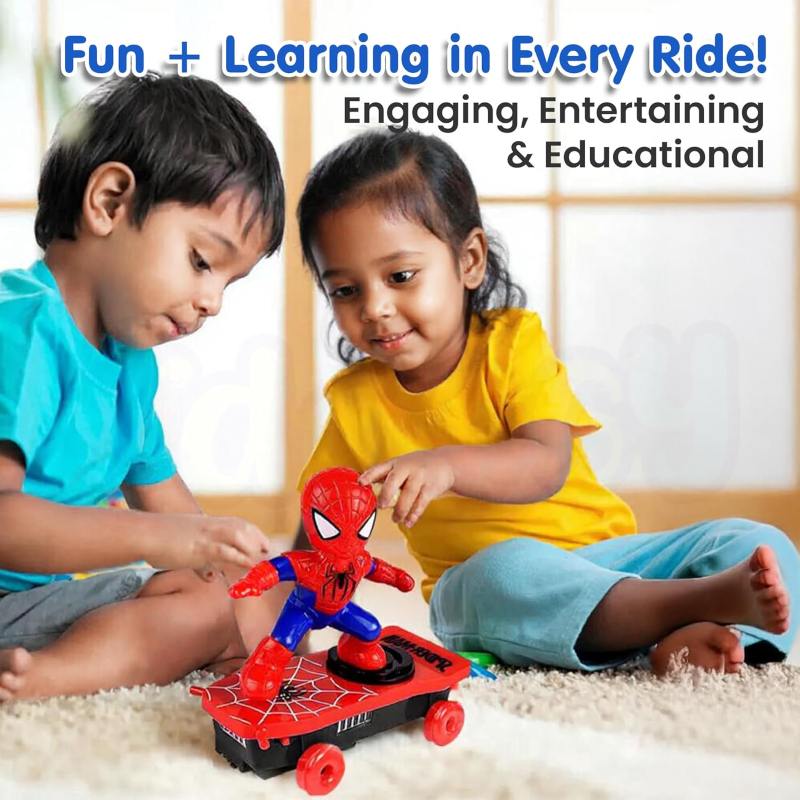 StuntSpin | Electric Superhero Skateboard Toy