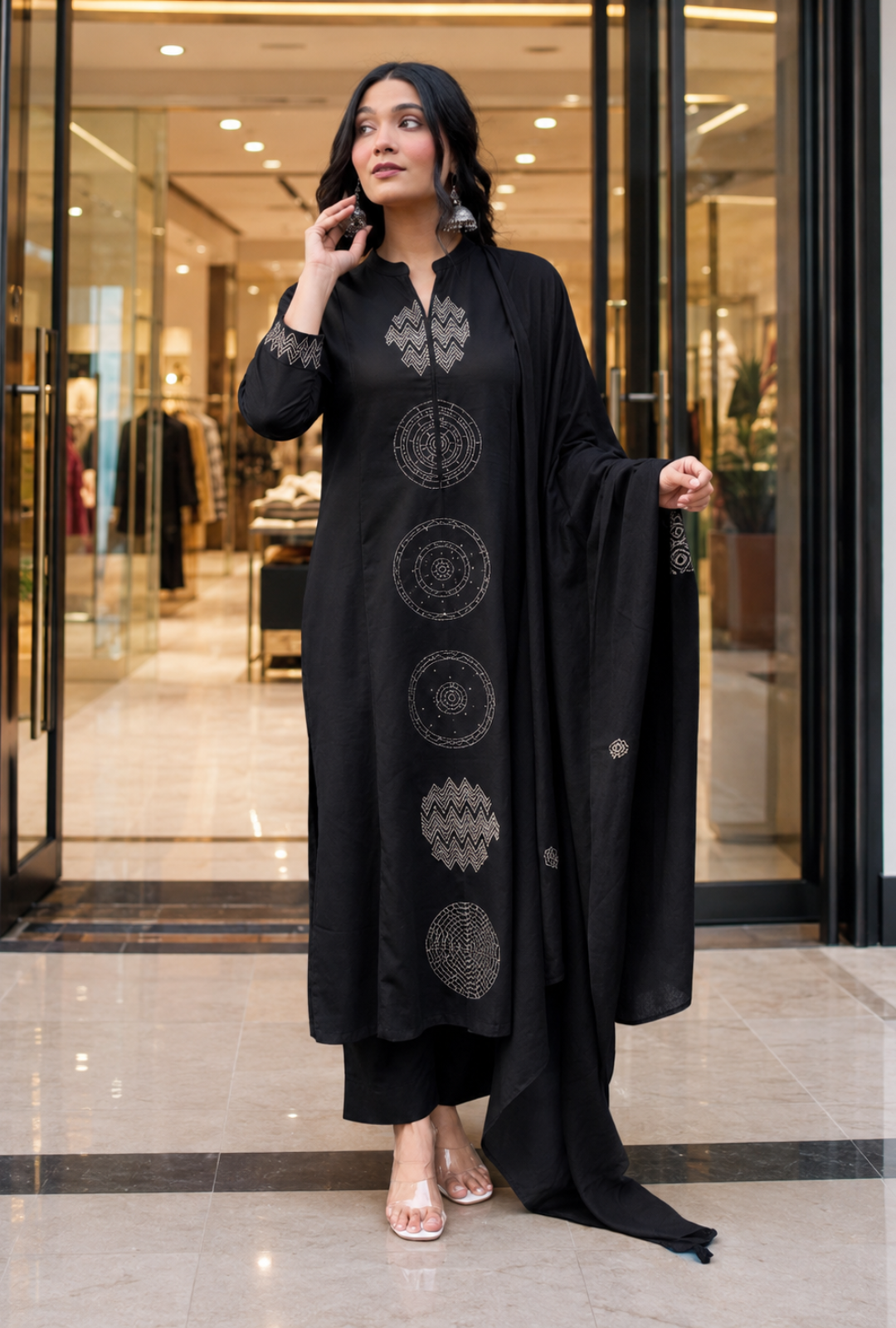 Women's Premium Printed Kurta Pant & Dupatta Set