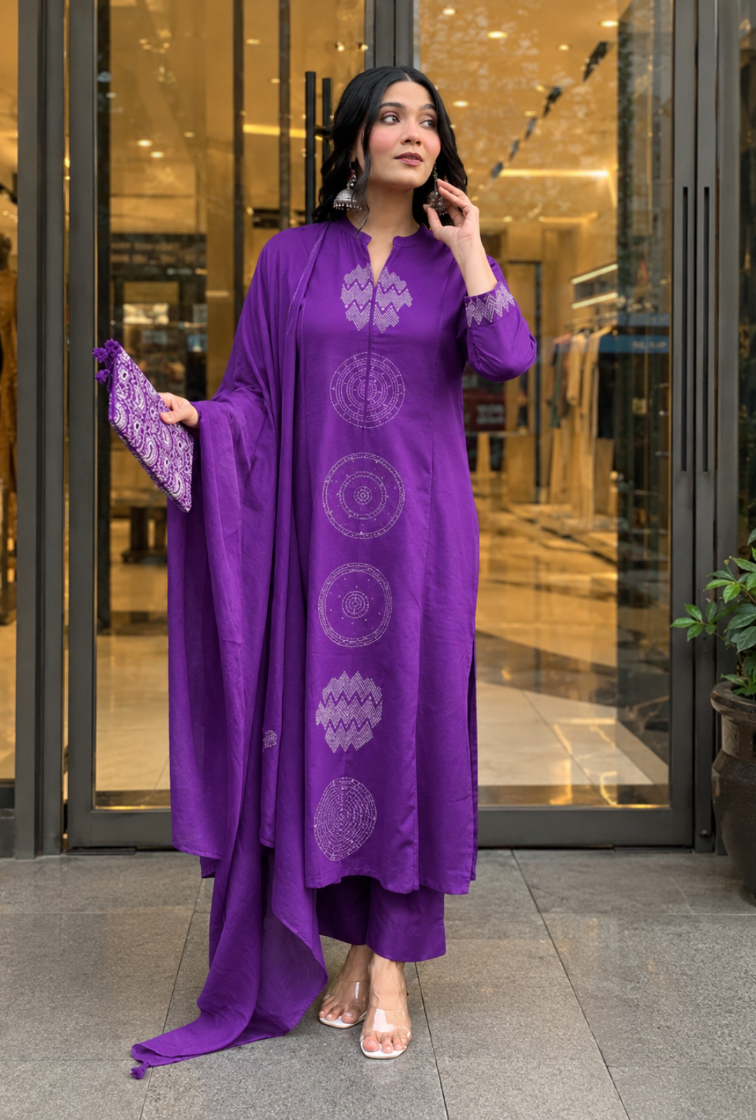 Women's Premium Printed Kurta Pant & Dupatta Set