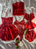 Luxury Satin Lace Nightwear Set for Women – Soft &amp; Elegant Sleepwear