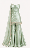 Women's Premium Embroidered Sharara Set
