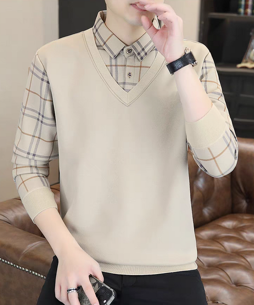 Highland Plaid Knit Sweater