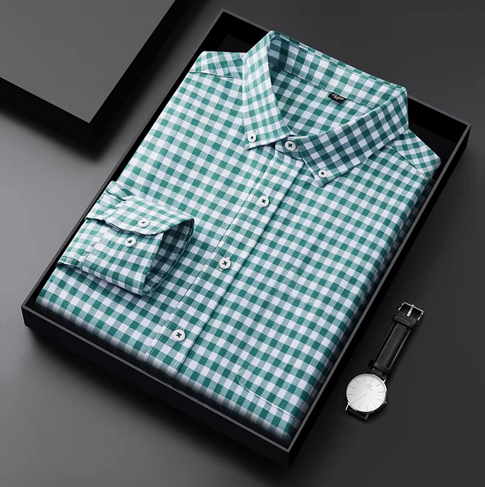Jade Check Classic-Fit Shirt