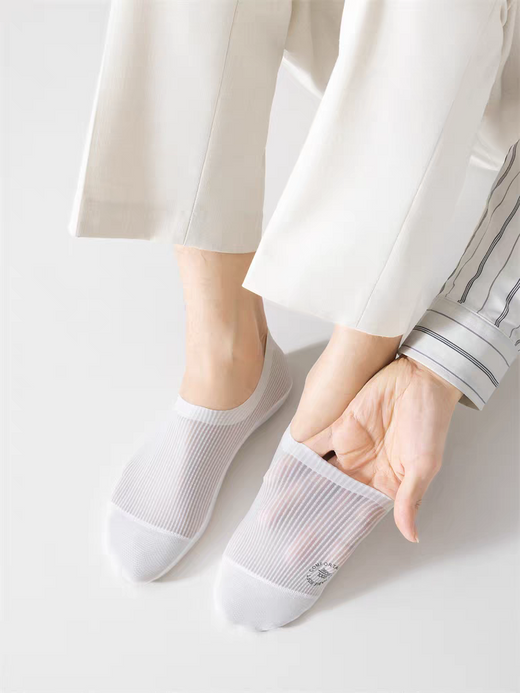 AeroGlide Grip Ankle Socks