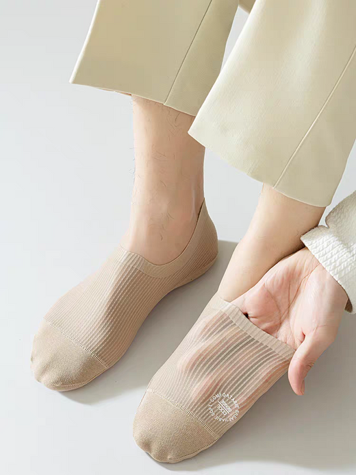 AeroGlide Grip Ankle Socks