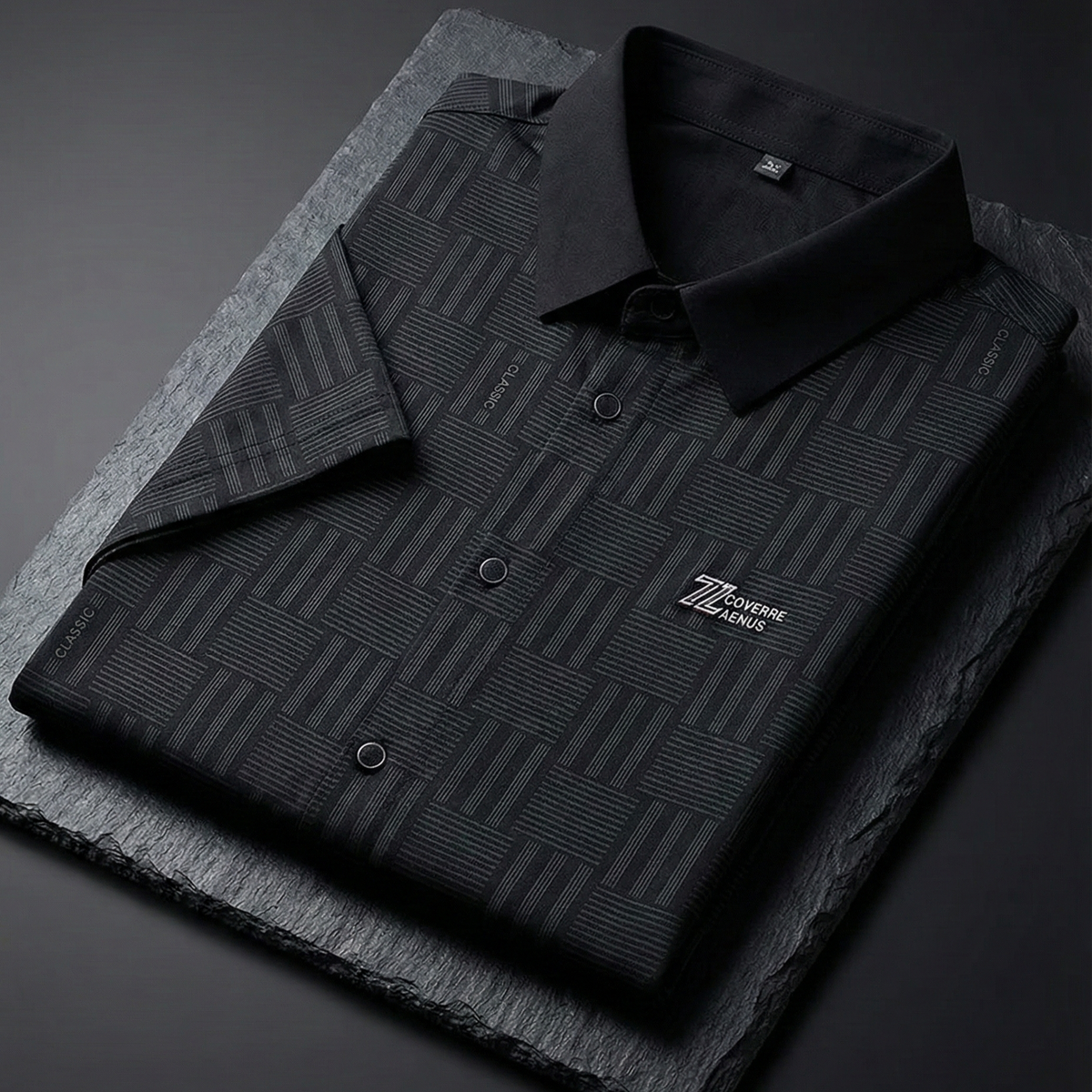Eclipse Grid Stitchless Luxe Shirt