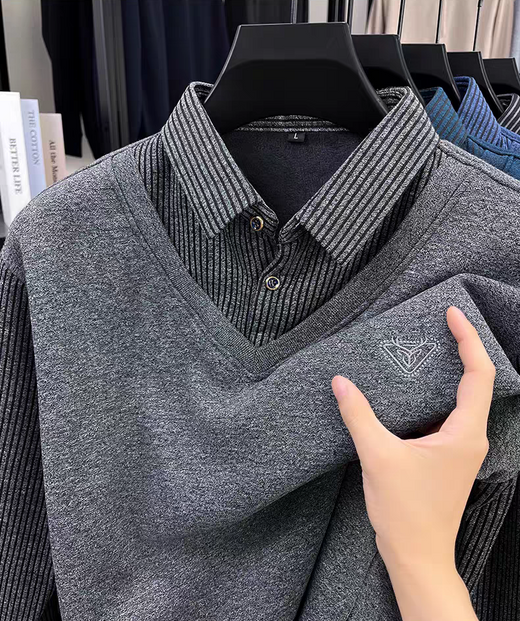 Obsidian Crest Knit Sweater