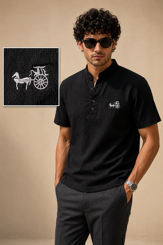 Carriage Crest Embroidered Shirt