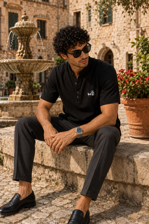 Carriage Crest Embroidered Shirt