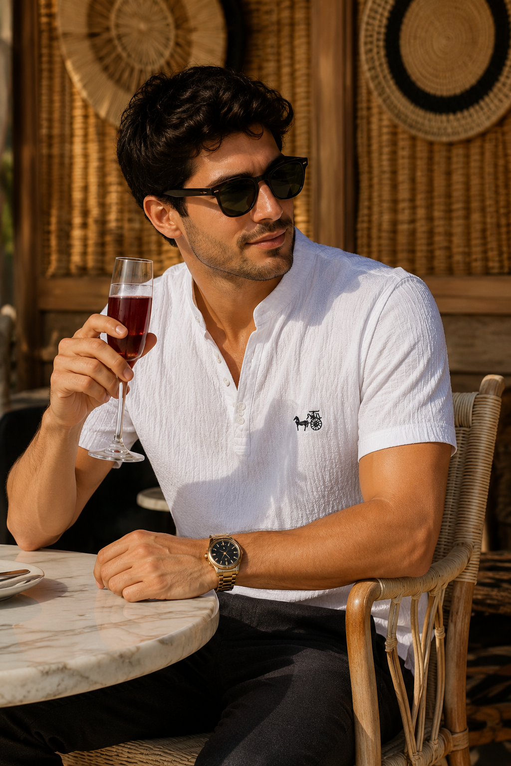 Carriage Crest Embroidered Shirt