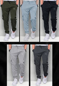 Lycra Cargo Track Pants pack of 5