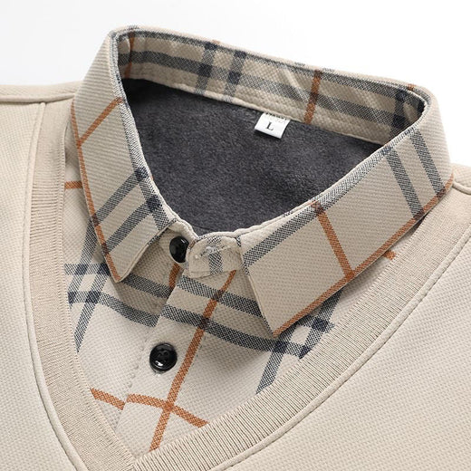 Eminence Plaid Knit Sweater