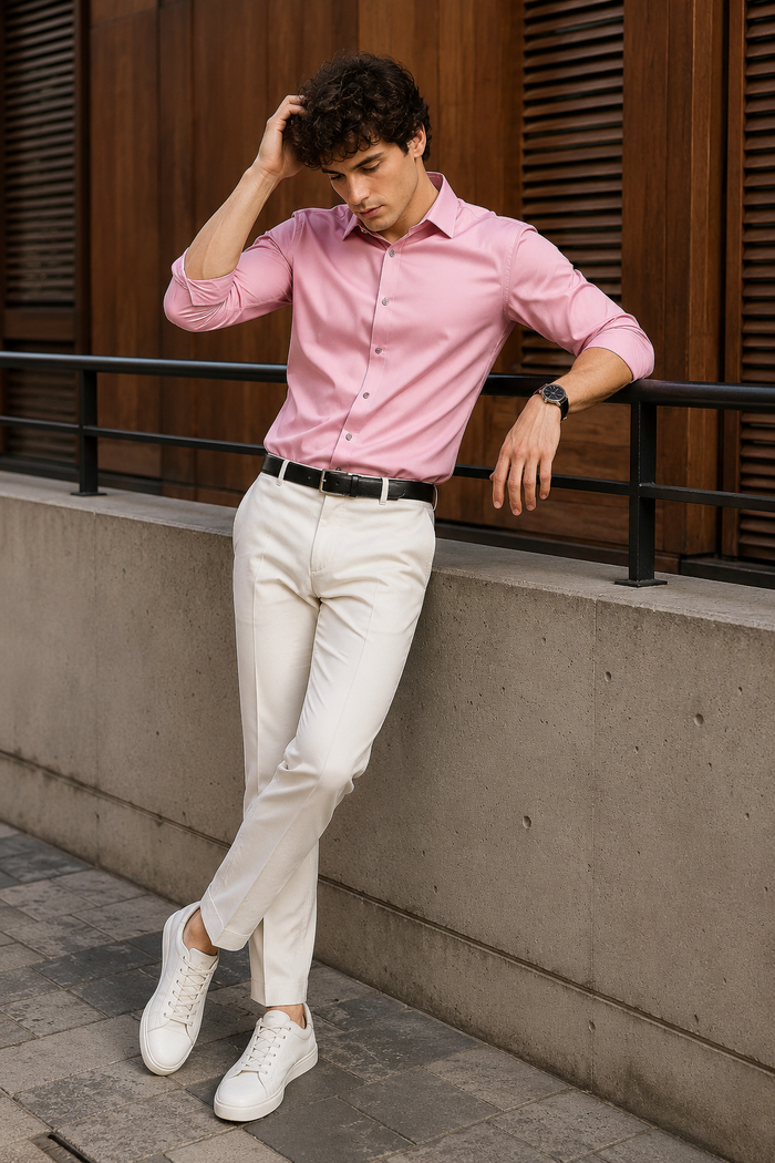 Rose Quartz Soft-Touch Shirt