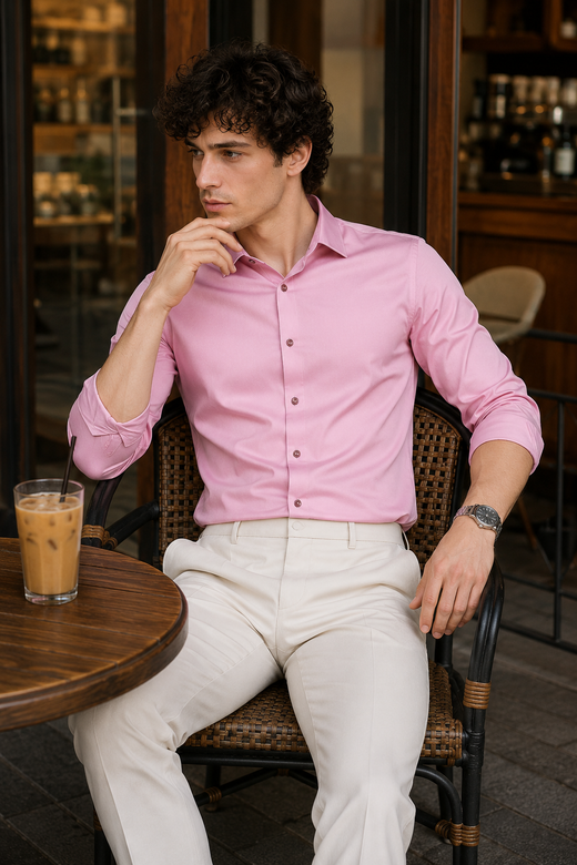 Rose Quartz Soft-Touch Shirt