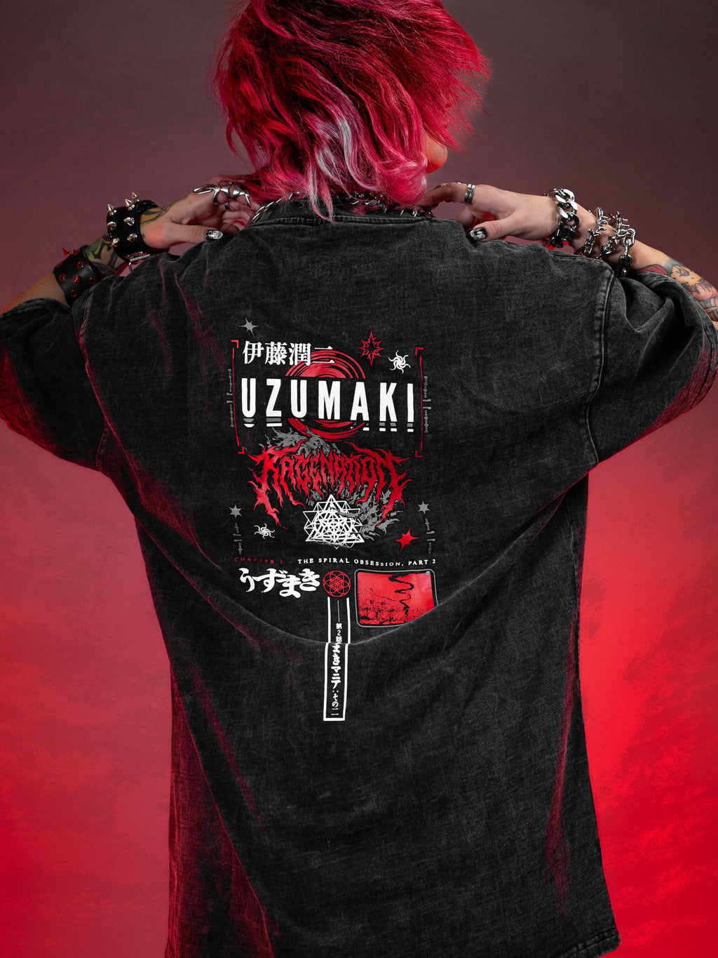 OFFICIAL UZUMAKI ✦ SPIRAL OBSESSION ✦ Acidwash Collectible Tee
