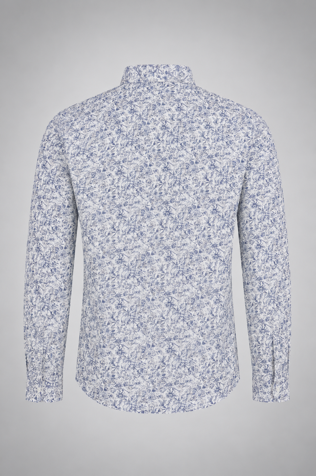 Islewind Azure Floral Linen Shirt