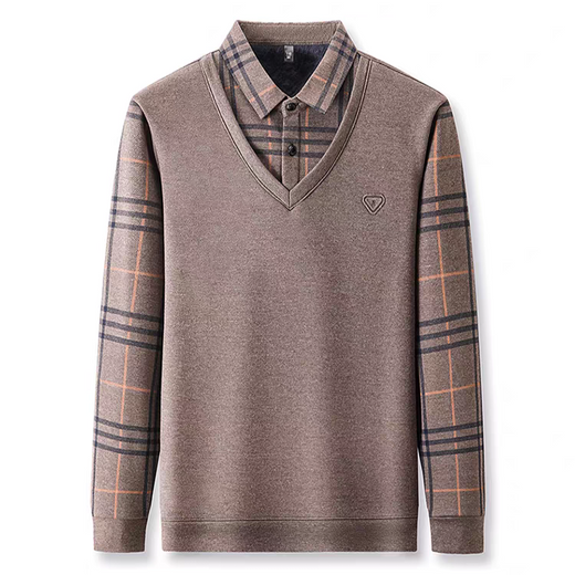 Heritage Plaid Layer Knit Shirt