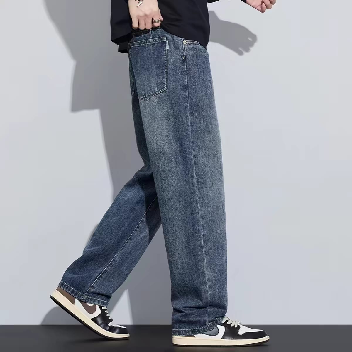 Driftline Indigo Wash Wide-Leg Jeans