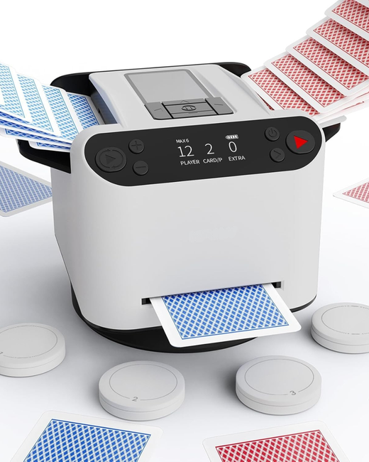 DealMaster 360° Auto Card Shuffler & Dealer