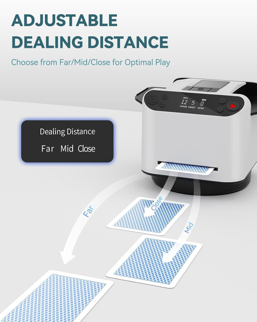 DealMaster 360° Auto Card Shuffler & Dealer