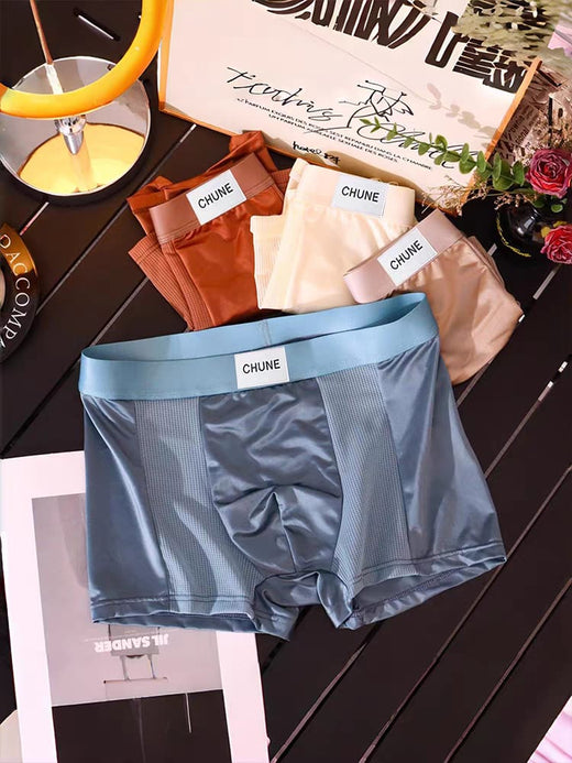Glacier Silk Textured Boxer Briefs