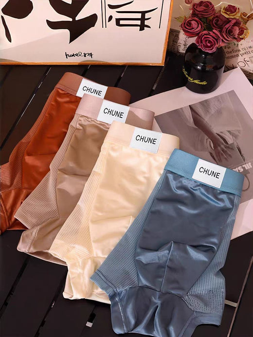 Glacier Silk Textured Boxer Briefs