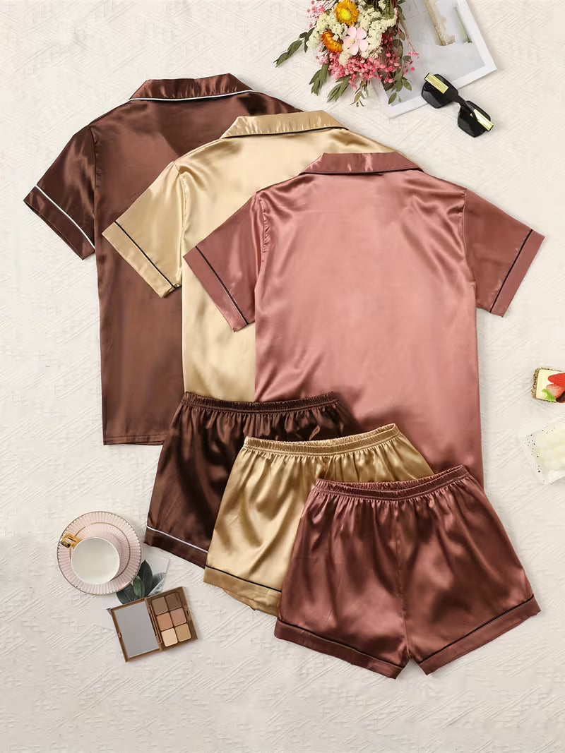 Luxe Satin Pajama Co-Ord Set
