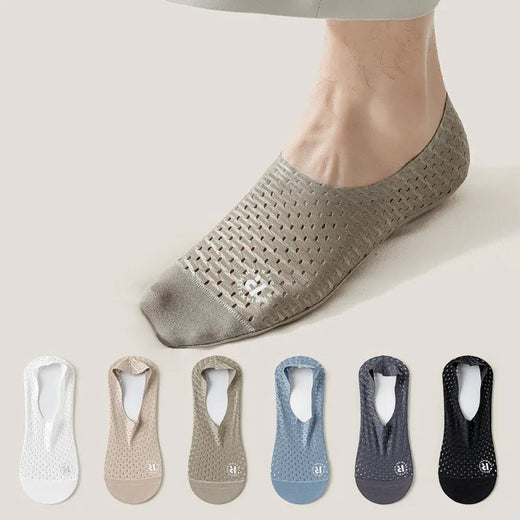 AeroGlide Ice Silk No-Show Socks (6 Pairs)