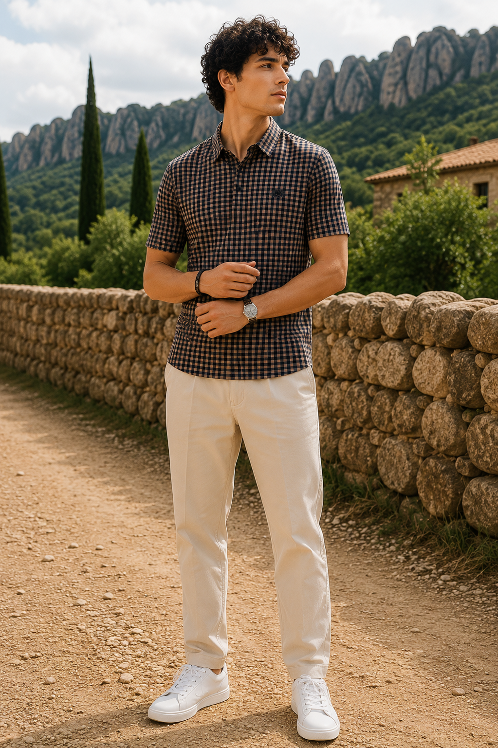 Regal Check Crest Polo