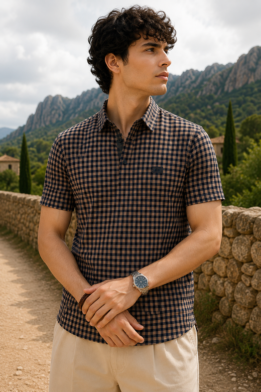Regal Check Crest Polo