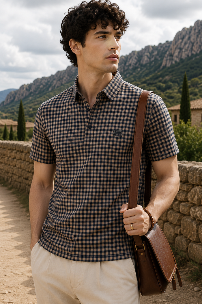 Regal Check Crest Polo