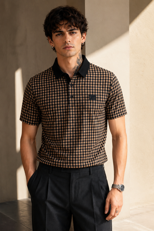 Regal Check Crest Polo