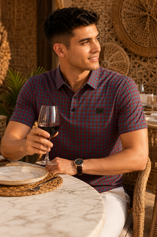 Regal Check Crest Polo